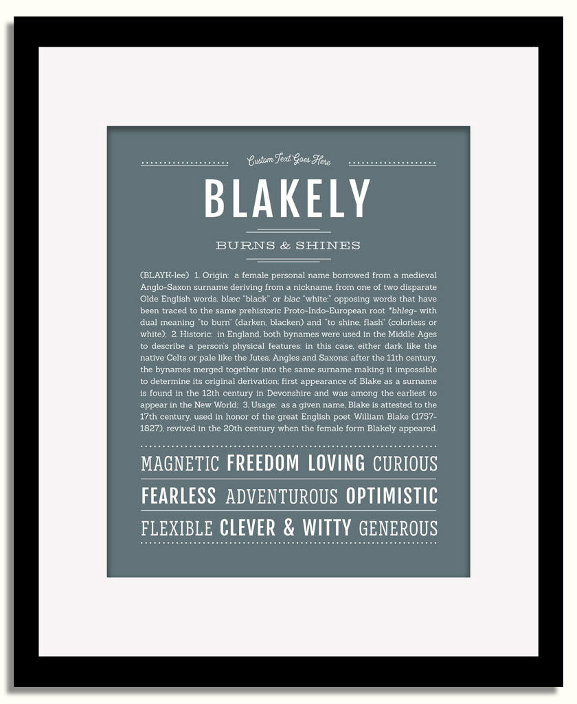 Frame Options | Night Rendezvous | Black Frame, Matted