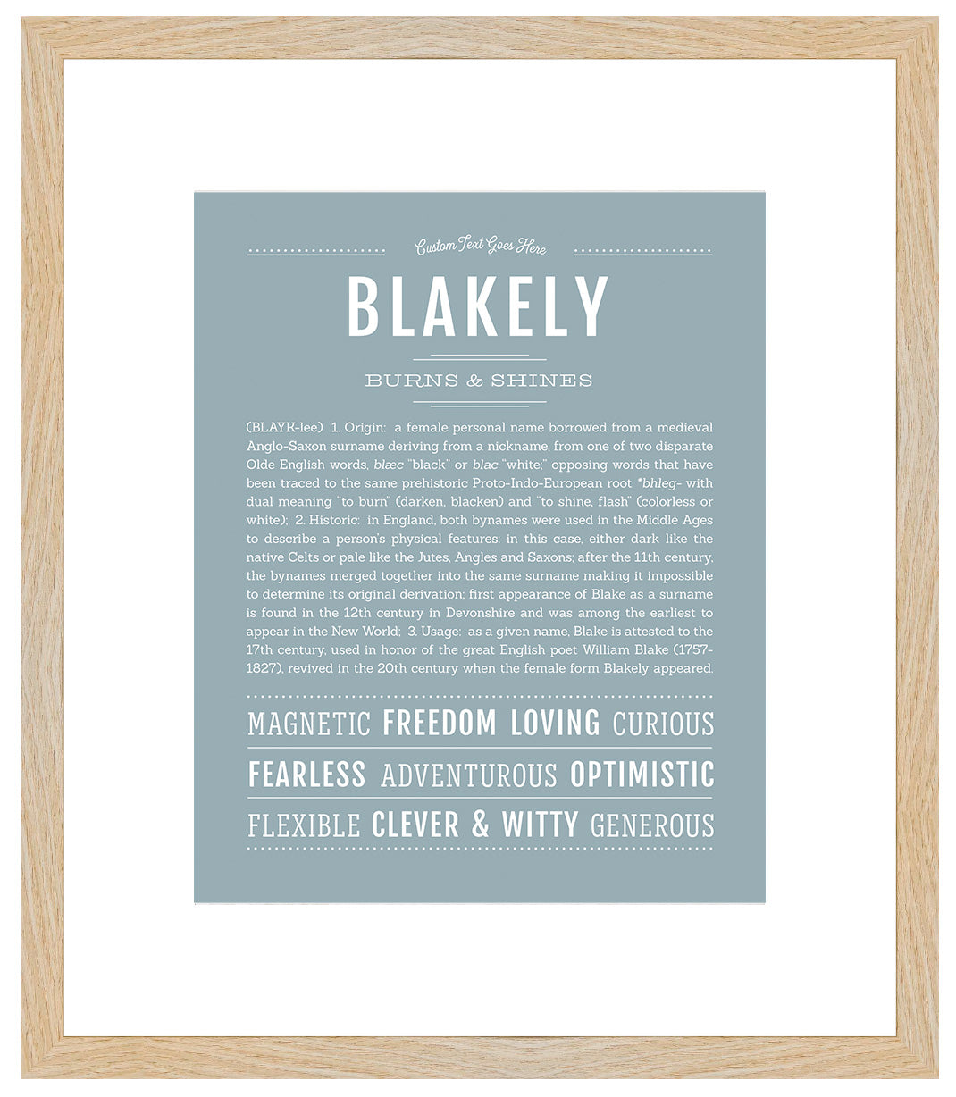 Blakely | Name Art Print