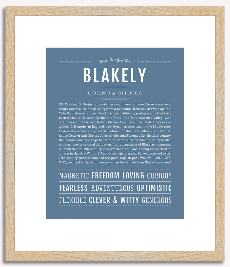 Blakely | Name Art Print