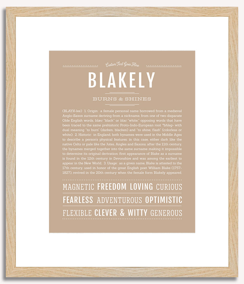 Blakely | Name Art Print