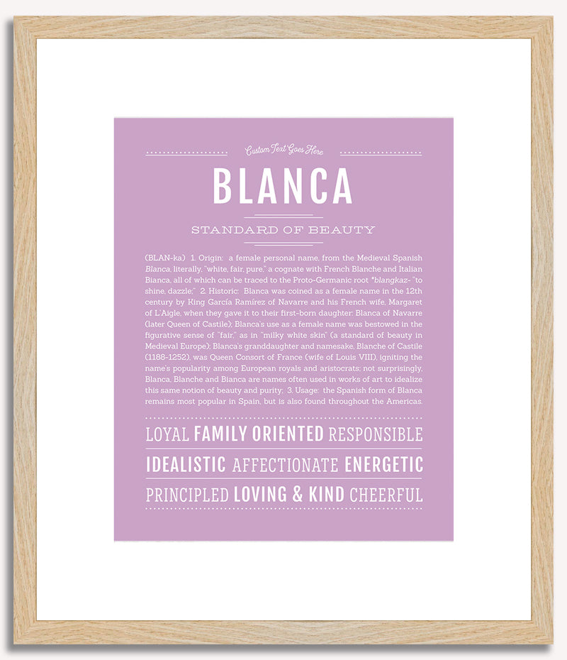 Blanca | Name Art Print