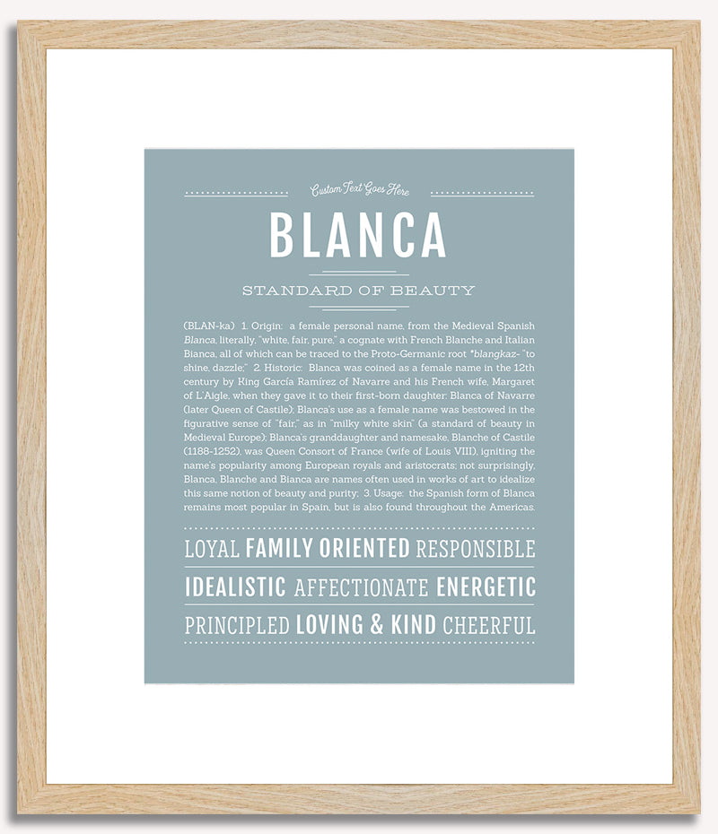 Blanca | Name Art Print