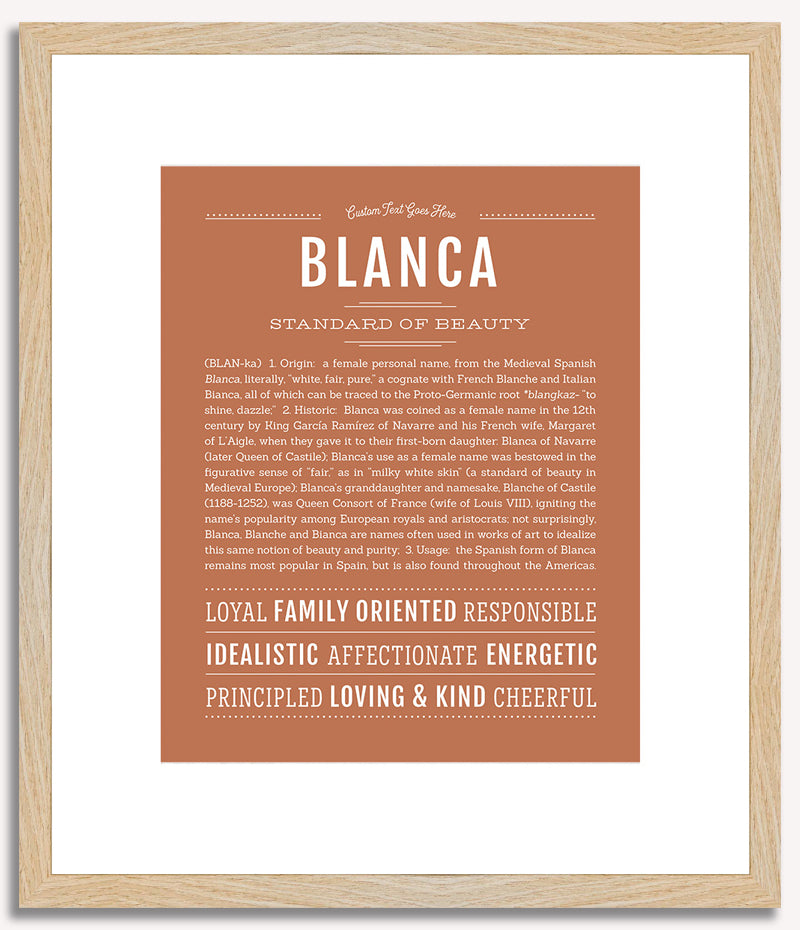 Blanca | Name Art Print