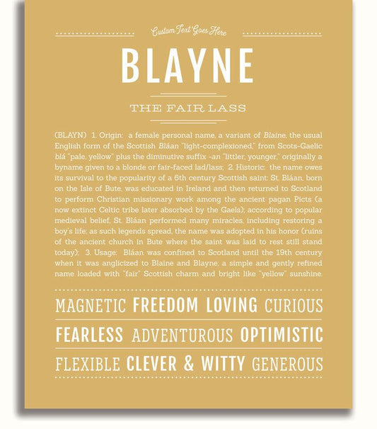 Frame Options | Matte Gold | No Frame