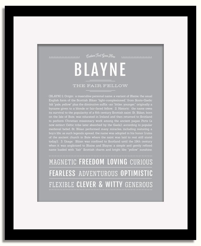 Frame Options | Sage | Black Frame, Matted