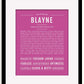 Frame Options | Dark Pink | Black Frame, Matted