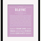 Frame Options | Lilac | Black Frame, Matted