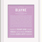 Frame Options | Lilac | White Frame, Matted