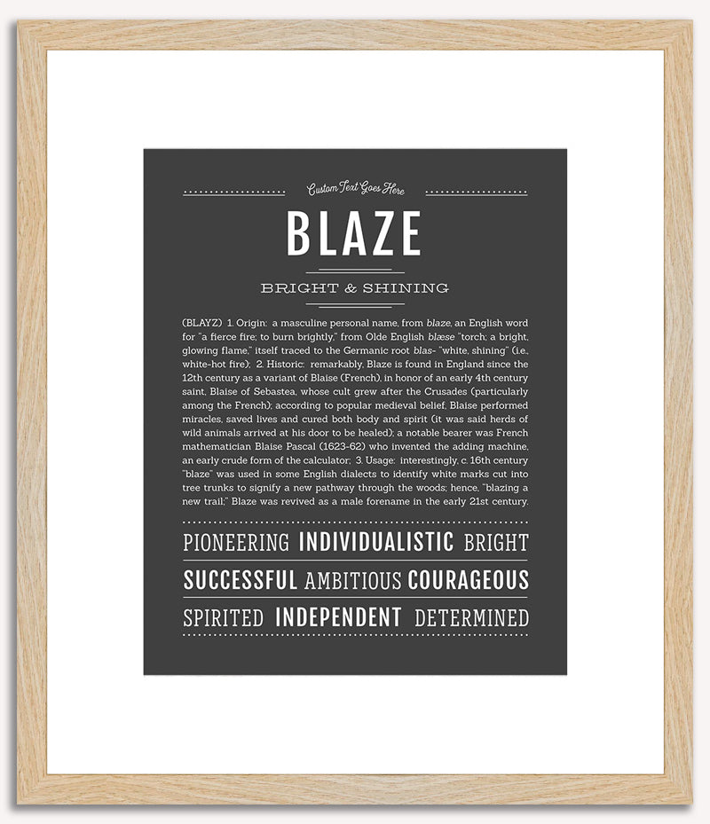 Blaze | Name Art Print