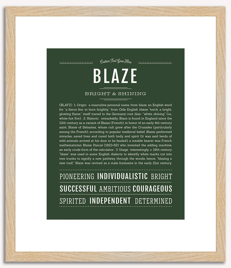 Blaze | Name Art Print