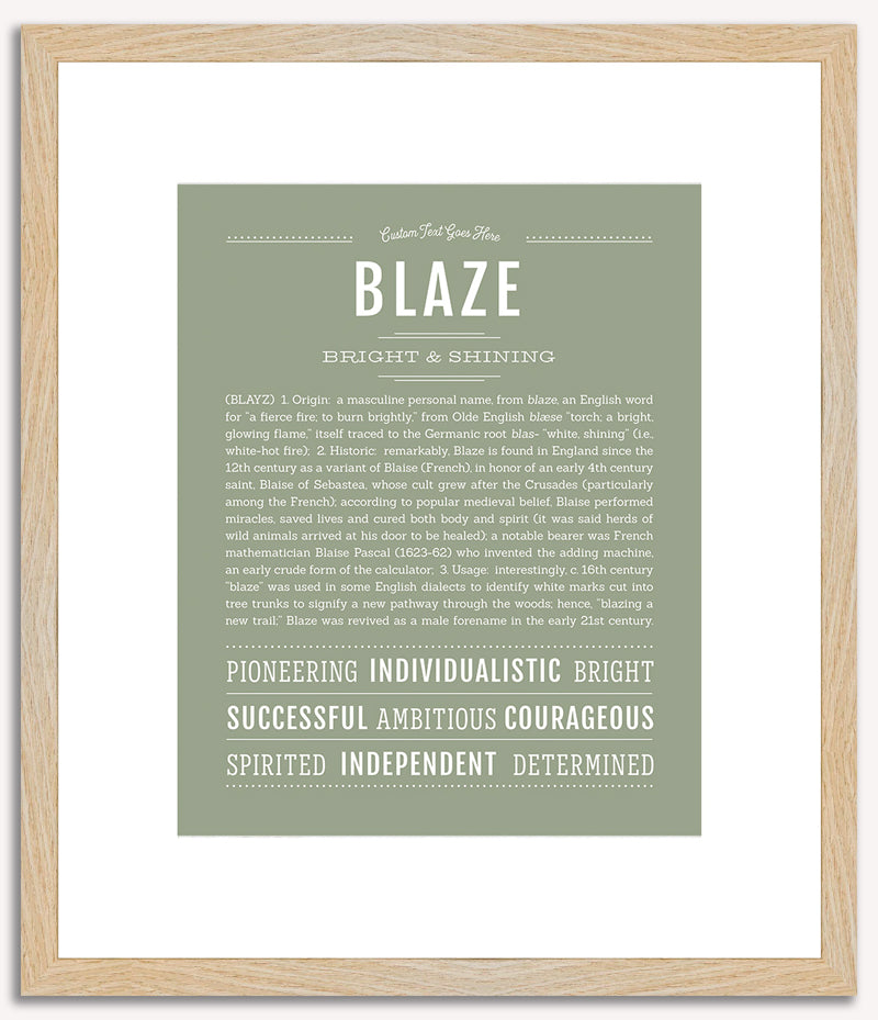 Blaze | Name Art Print