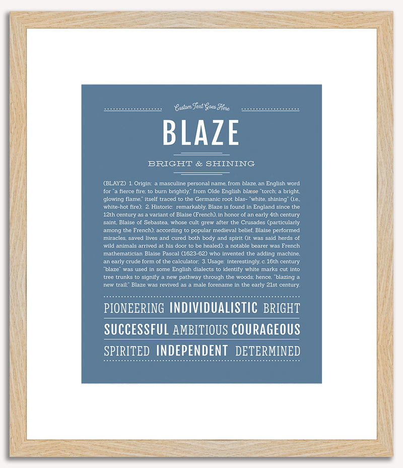 Blaze | Name Art Print