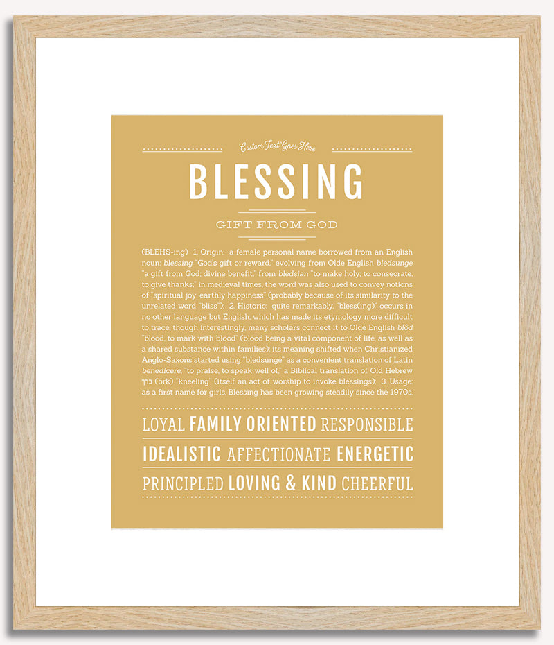 Blessing | Name Art Print