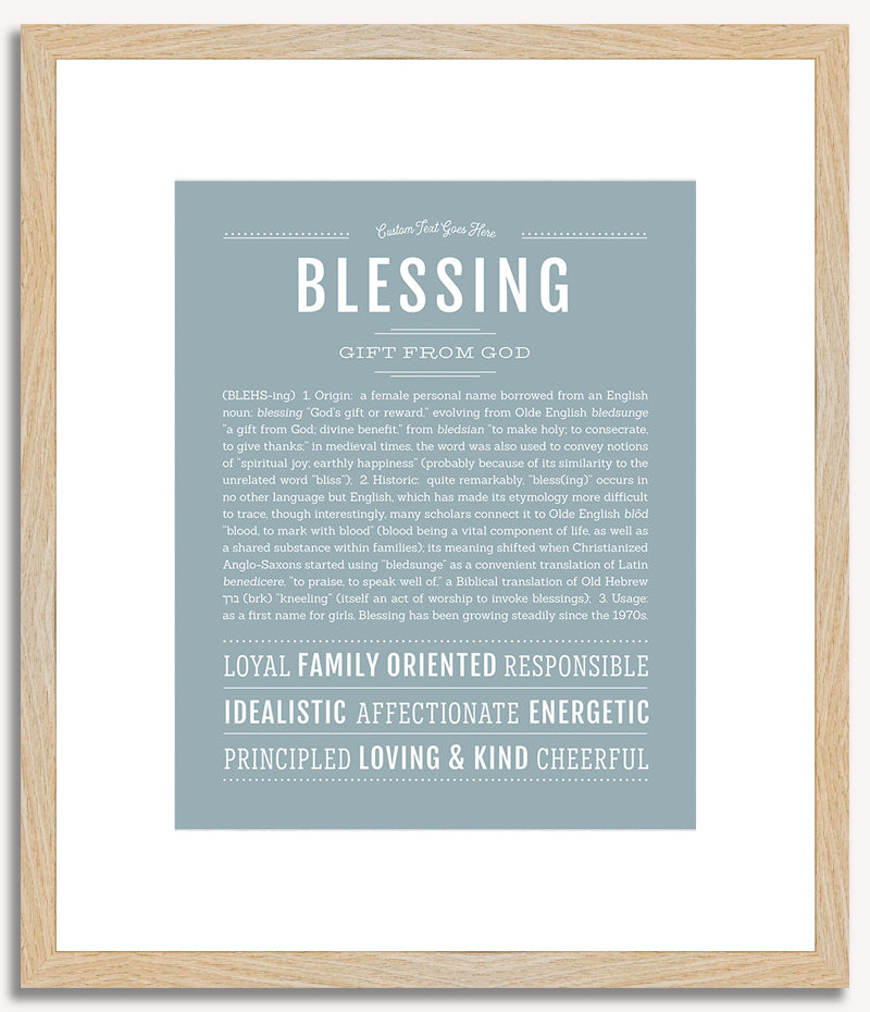 Blessing | Name Art Print