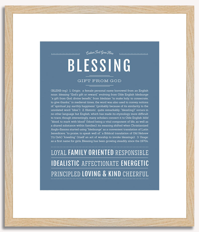 Blessing | Name Art Print