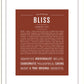 Bliss | Name Art Print