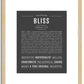 Bliss | Name Art Print