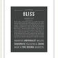 Bliss | Name Art Print