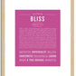 Bliss | Name Art Print