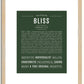Bliss | Name Art Print