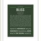 Bliss | Name Art Print