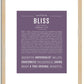 Bliss | Name Art Print