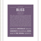 Bliss | Name Art Print