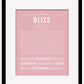 Bliss | Name Art Print