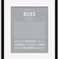 Bliss | Name Art Print