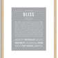 Bliss | Name Art Print