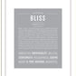 Bliss | Name Art Print