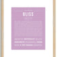 Bliss | Name Art Print