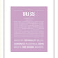 Bliss | Name Art Print