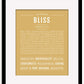 Bliss | Name Art Print