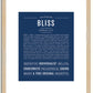 Bliss | Name Art Print
