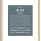 Bliss | Name Art Print