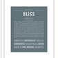 Bliss | Name Art Print