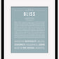 Bliss | Name Art Print