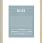 Bliss | Name Art Print