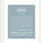 Bliss | Name Art Print