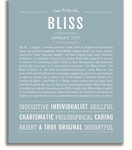 Frame Options | Powder Blue | White Frame, Matted