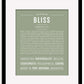 Bliss | Name Art Print