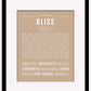 Bliss | Name Art Print