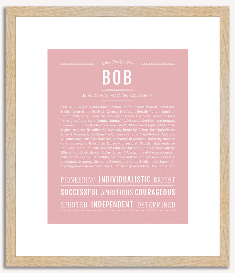 Bob | Name Art Print