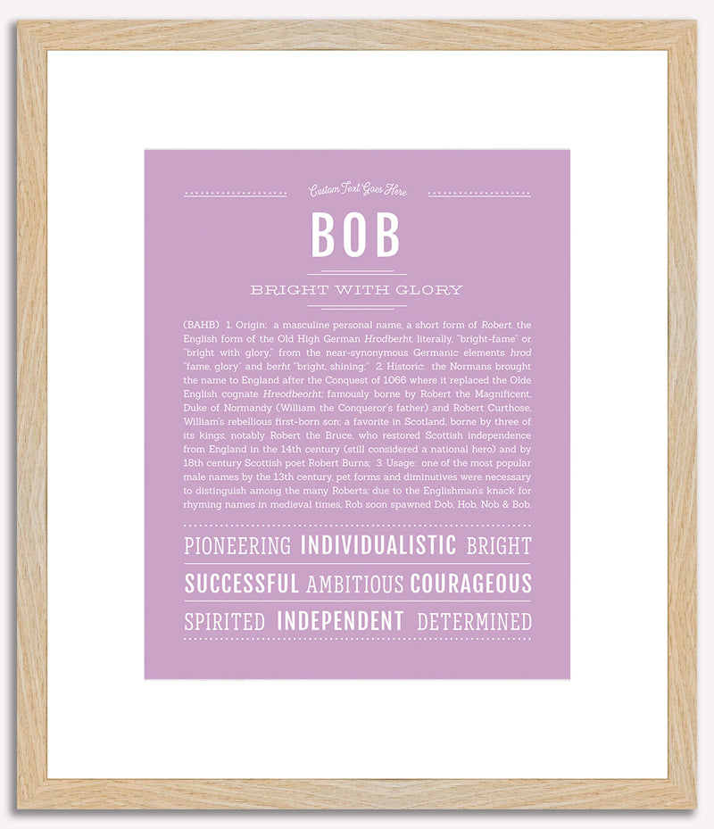 Bob | Name Art Print