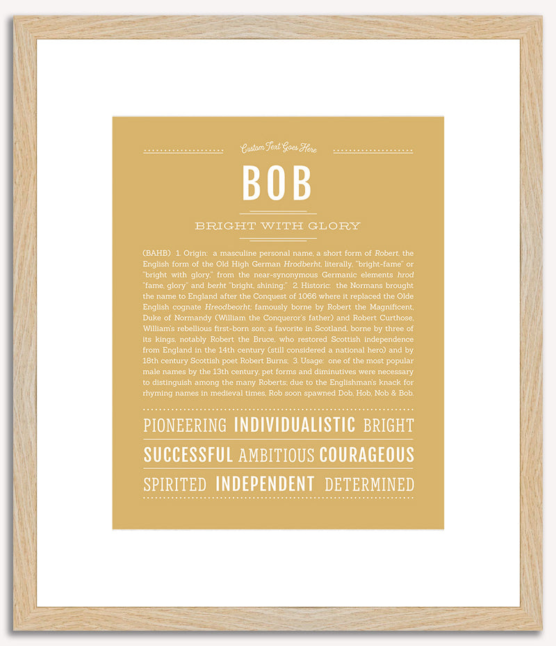 Bob | Name Art Print