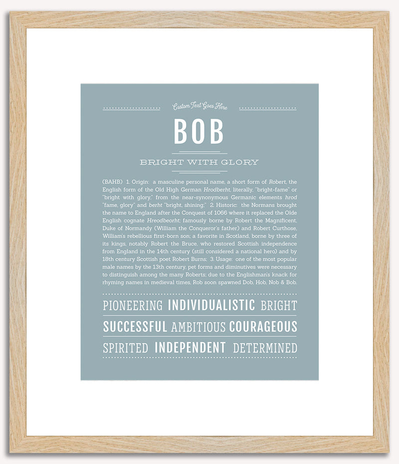 Bob | Name Art Print