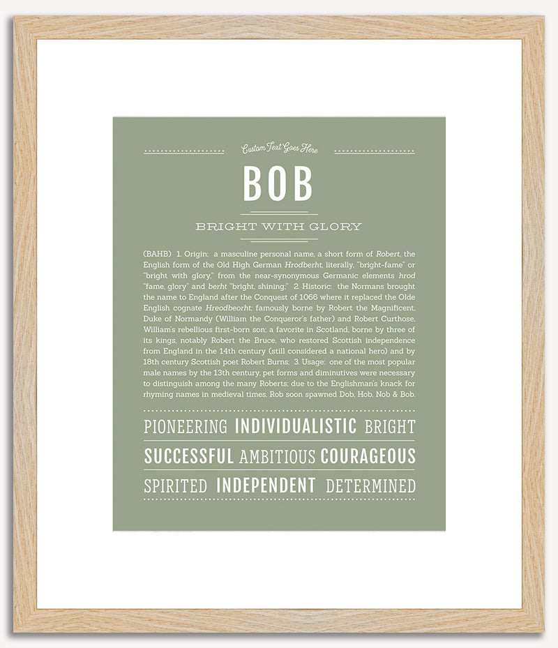 Bob | Name Art Print