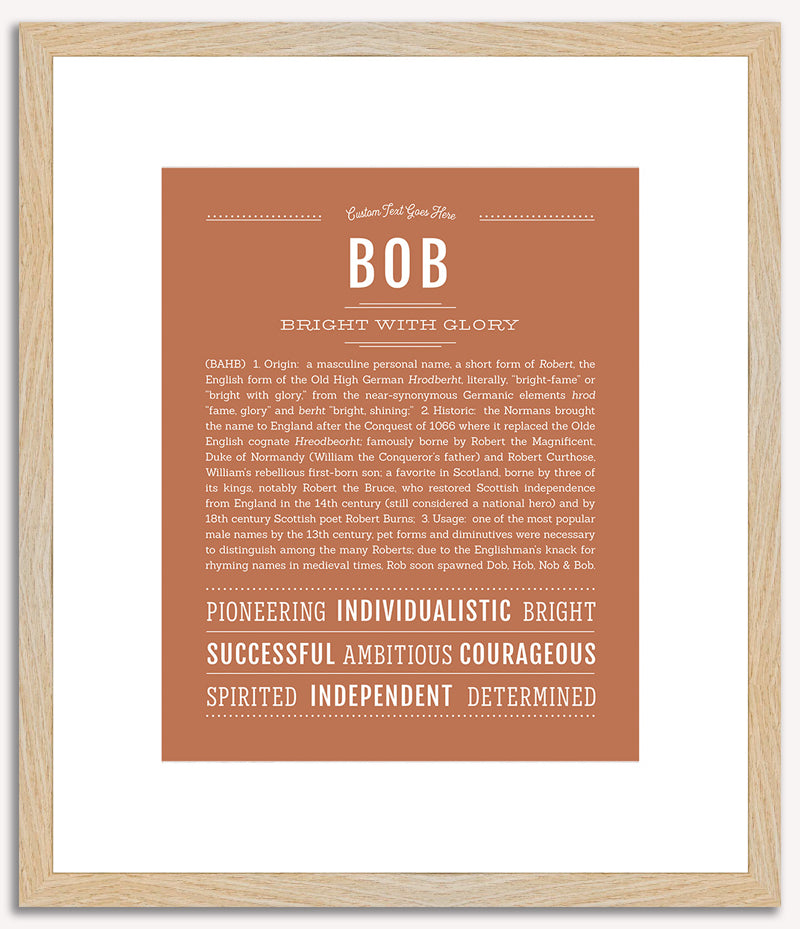 Bob | Name Art Print