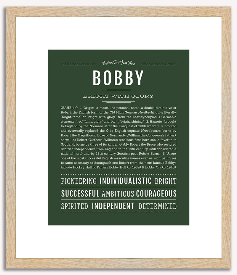 Bobby | Name Art Print